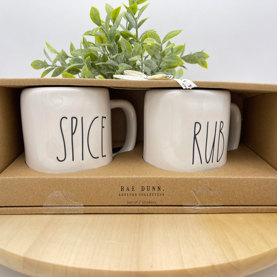 Rae Dunn Spice & Rub Shaker Set | Bbq Shakers