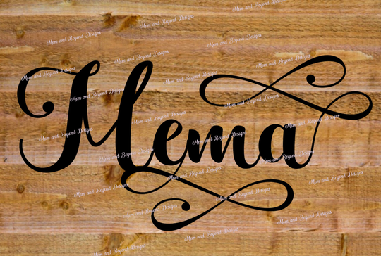 Mama Vinyl Decal/Grandma Diy Christmas Ornament Sticker, Tumblers, Travel Mug, Wine Glass, Signs