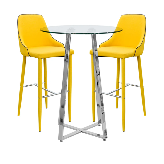 Spacek Dining Set with 2 Chairs