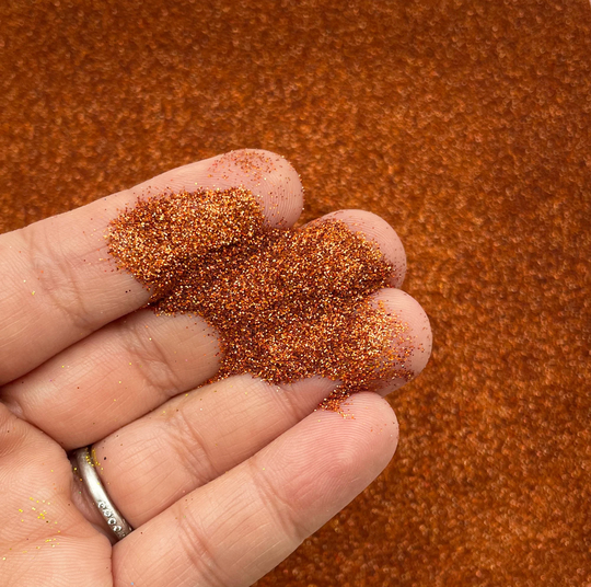 Orange Red Brown Micro Glitter Pixie Dust Solvent Resistant Glitter, Pick Your Amount, Shaker Mix, Kawaii F634