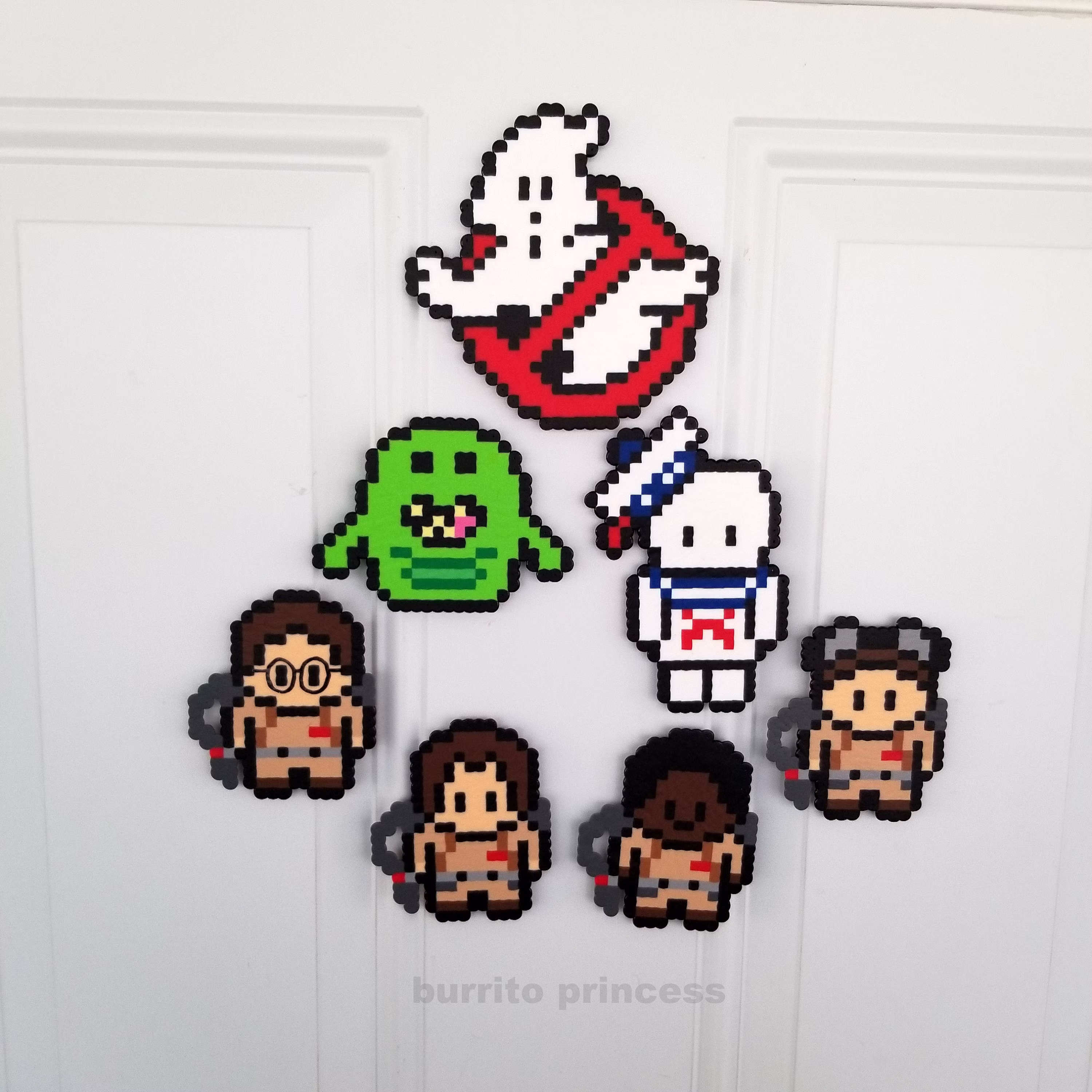 Ghost Themed Decorative Magnets - Party Favors Wedding Nerdy Geeky 80's Movie Retro Home Decor Cruise Door Magnet