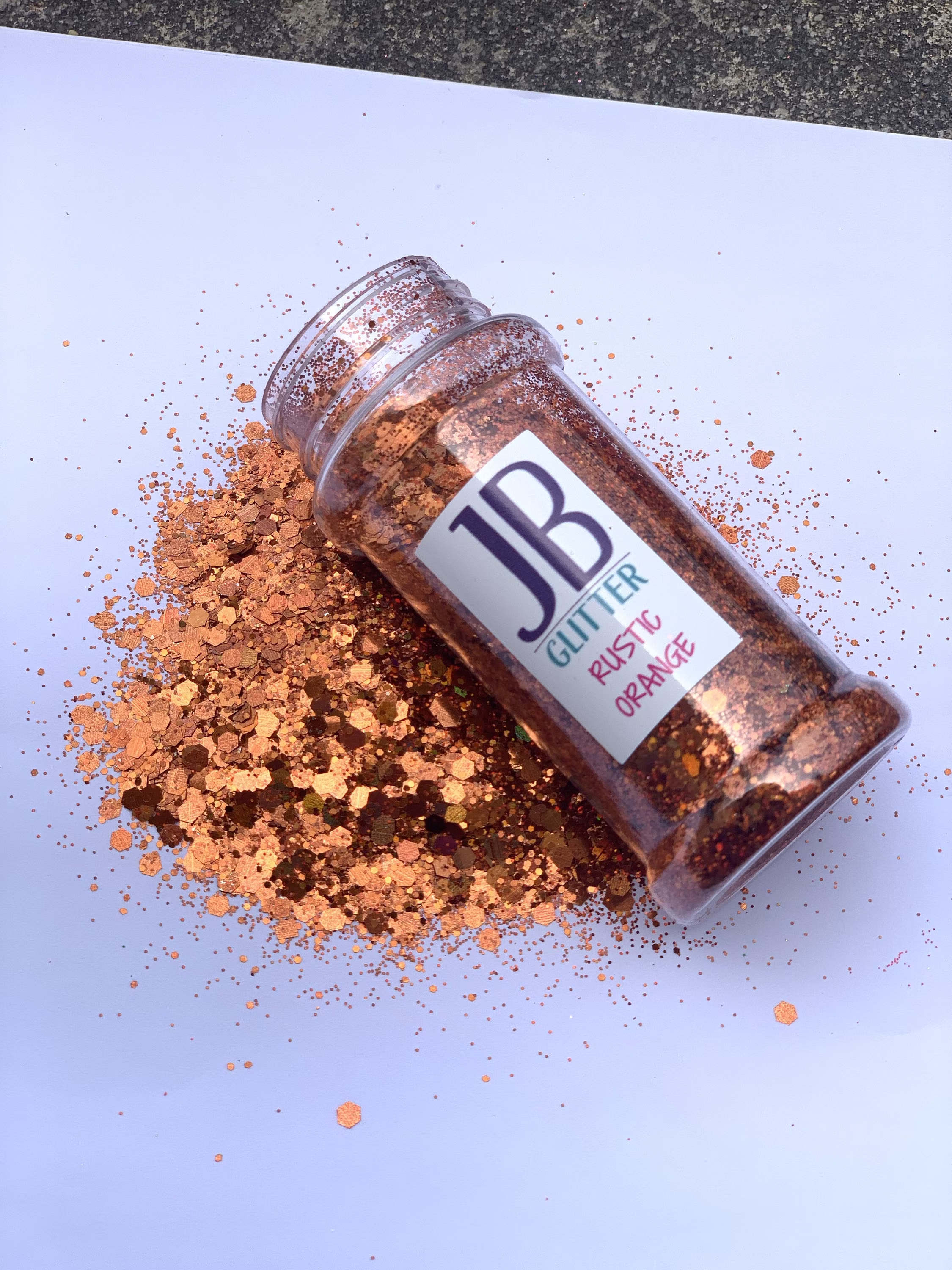 Chunky Glitter - Rustic Orange