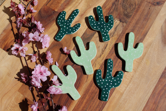 Magnet - Cactus, Ceramic