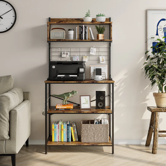 80Cm Steel Standard Baker's Rack with Microwave Compatibility