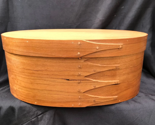 Cherry Shaker Oval Box Size # 8 Large For Storage Handcrafted