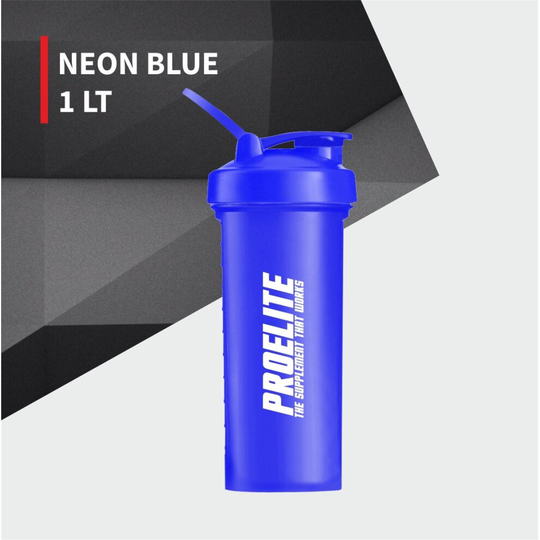 (Blue, 1 Litre) Pro Elite 1 Litre Shaker
