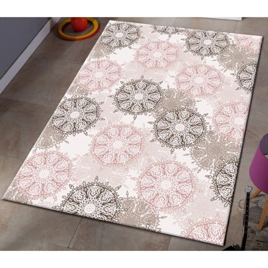 Steinar Flatweave Beige/Pink/Brown Rug