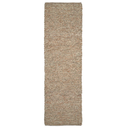 Verbie Melange Handwoven Wool Beige Rug