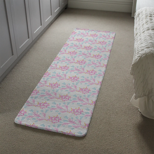 Marotta Shaggy Ivory/Pink/Light Blue Rug