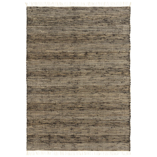 Dreher Handwoven Dark Brown Rug