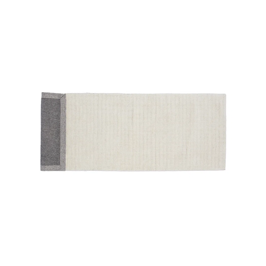 Hesher Flatweave Wool/Cotton White/Beige Rug