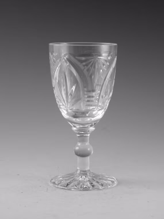 Webb Corbett Crystal - Gothic Cut Sherry Glass/Glasses 4 1/4