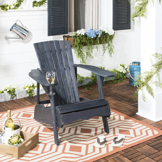 Frome Wine Glass Holder Adirondack Chair