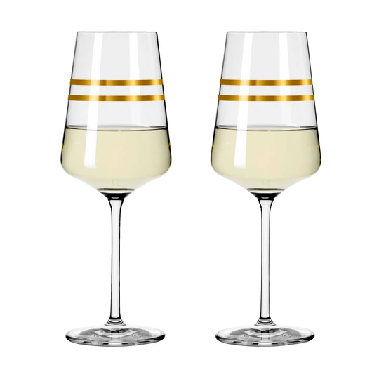RITZENHOFF Celebration Delux White Wine Glass Set #1 by Sonja Eikler