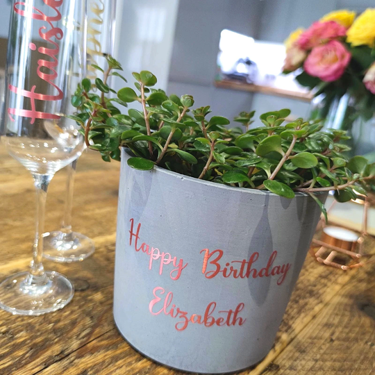 Gift Stickers, Personalised Gift, Decal, Happy Birthday Vinyl Handmade, Diy Date Handwritten