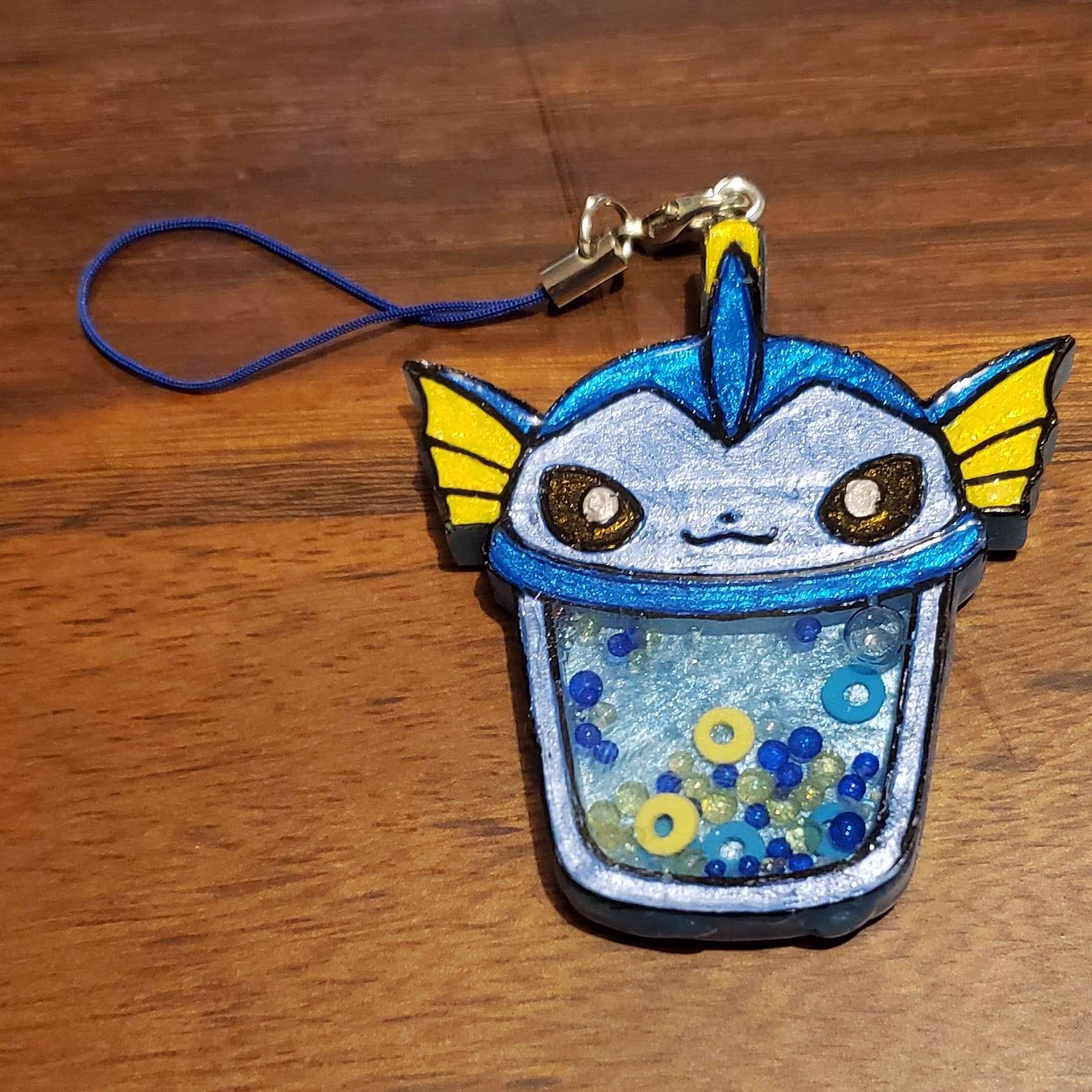 Vaporeon Boba Tea Charm