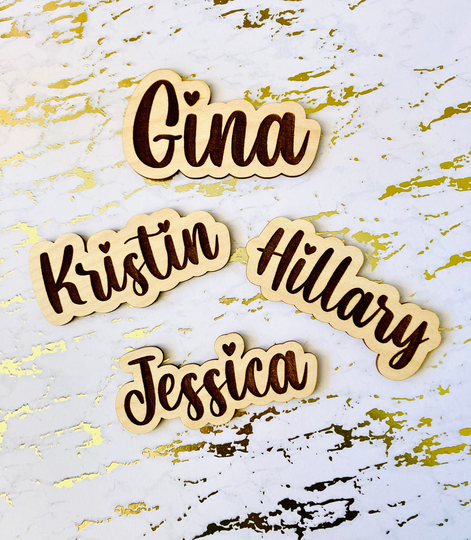 Custom Name Magnet, Kids Fridge Personalized 4 Inch Long Back To School, Art Display Stocking Stuffer