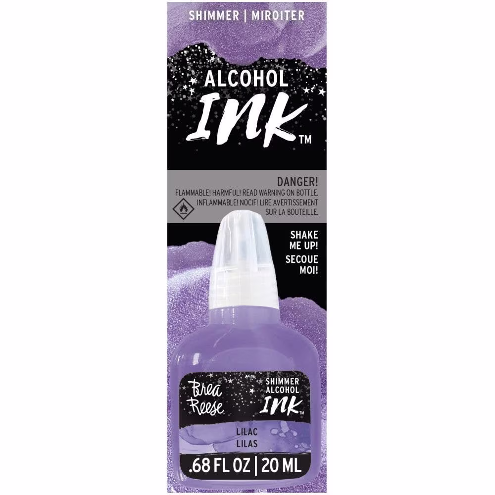 Brea Reese - Alcohol Ink .68 Oz Shimmer Lilac Purple