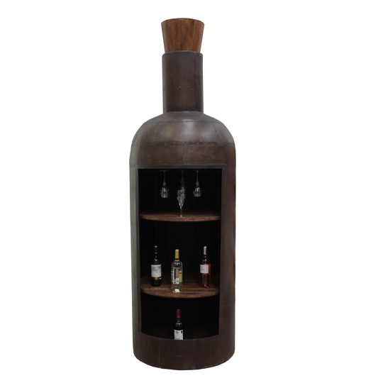 Donoho Bar with Wine Storage