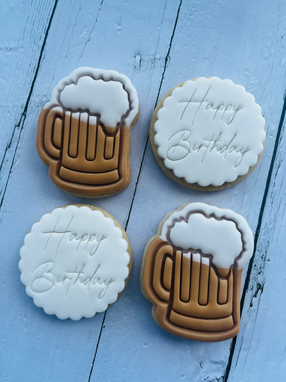 Birthday Sugar Cookie Postal Gift Letterbox Biscuit Box