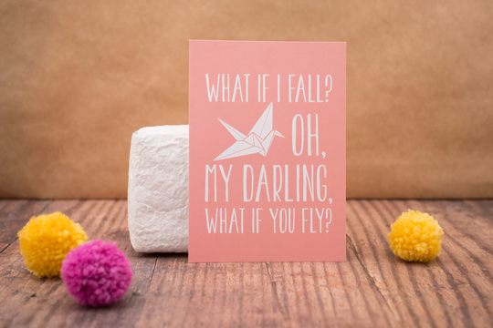 What If I Fall Postcard