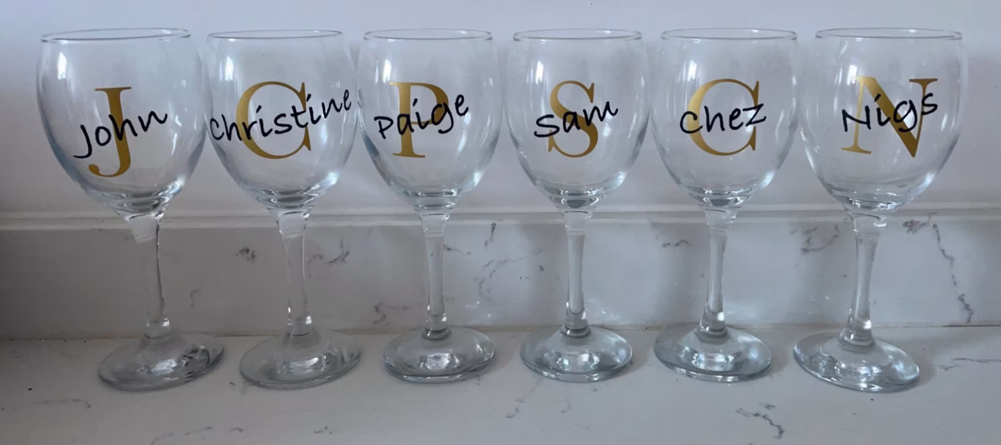 Personalised Wine Glass