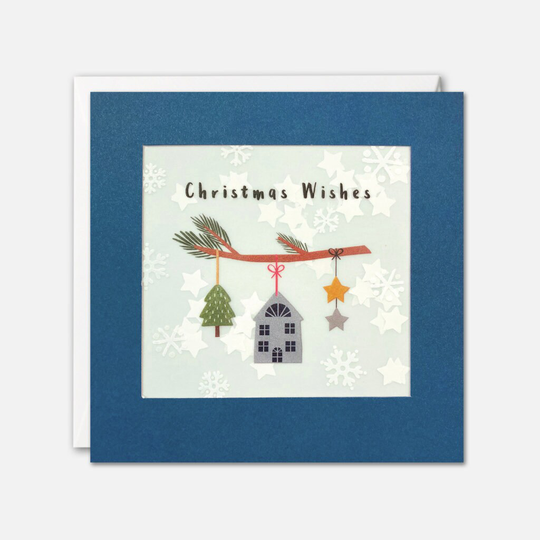 House Decoration Christmas Card With Paper Confetti - Shakies By James Ellis
