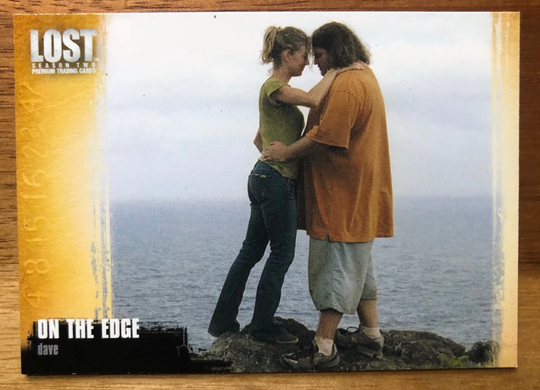 Lost Recycled Trading Card Fridge Magnet