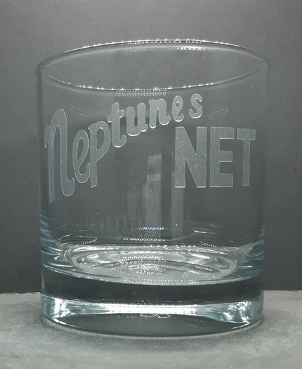 Point Break Inspired Neptunes Net Etched Tumbler Glass - Personalised