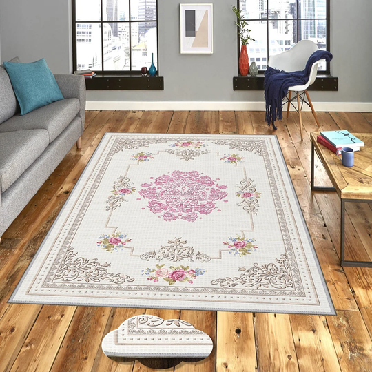 Merlene Flatweave Beige/Grey Rug