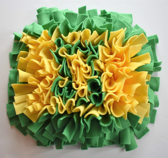 Nose-N-Nibble Premium Snuffle Mat Food Foraging Fun For Dogs, Cats, Rabbits, Pigs & Other Pets | 18" X 16