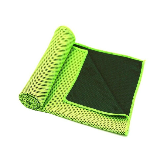 (Green) Cooling Towel for Sports, Cool Fitness Towel suitable for Jogging, Running, Gym, Yoga or any sporting activity