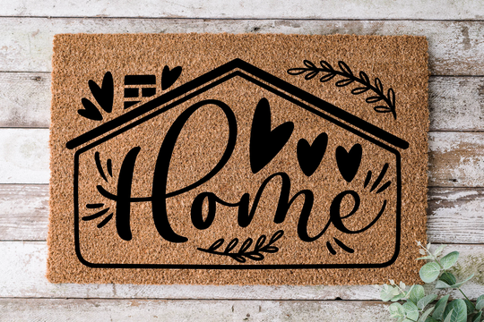 Home, Door Mat, Funny Doormat, Wedding Gift, Housewarming Gift, Home Welcome Closing Gift - 35