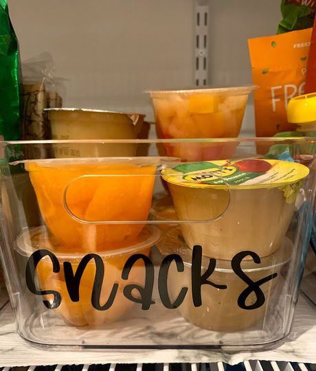 Custom Vinyl Storage Labels Personalized Decal Stickers For Container in Kitchen & Home Organization