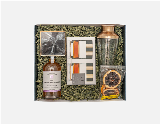 Shaken, Not Stirred Cocktail Gift Box | Luxury Set For Colleague, Client, Boss Idea Bar, New Home, For Everyone
