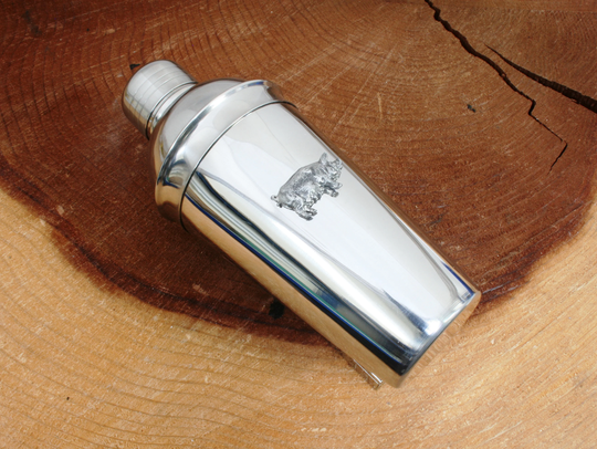Pig Cocktail Shaker Mixer With Built in Strainer Free Engraving 272