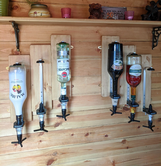 Home Optics Bar, Wine Shelf, Gin Beaumont Optics, Drink Unit, Bar Accessories, Father's Day, Spirits Display. Wall