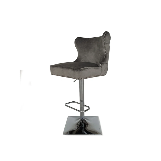 Bigler Height Adjustable Swivel Bar Stool