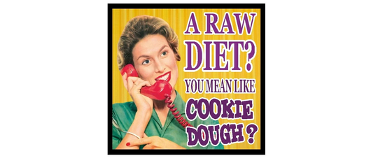 Funny Retro Gifts Raw Diet You Mean Like Cookie Dough Refrigerator Magnet Kitchen Decor