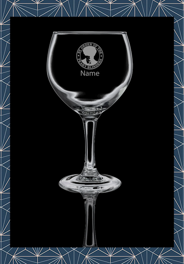 Peaky Blinders Tommy Engraved Balloon Gin Glass. Beautiful Etched Personalised With Name. Design Won't Wear Off Like Vinyl.227