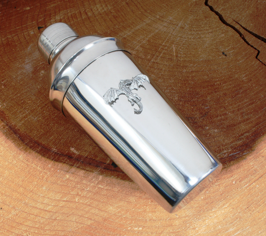 Dragon Cocktail Shaker Mixer With Built in Strainer Free Engraving 109
