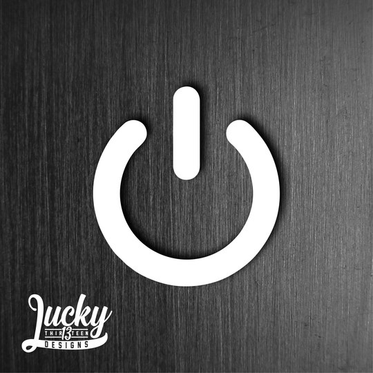 Power Symbol Vinyl Decal