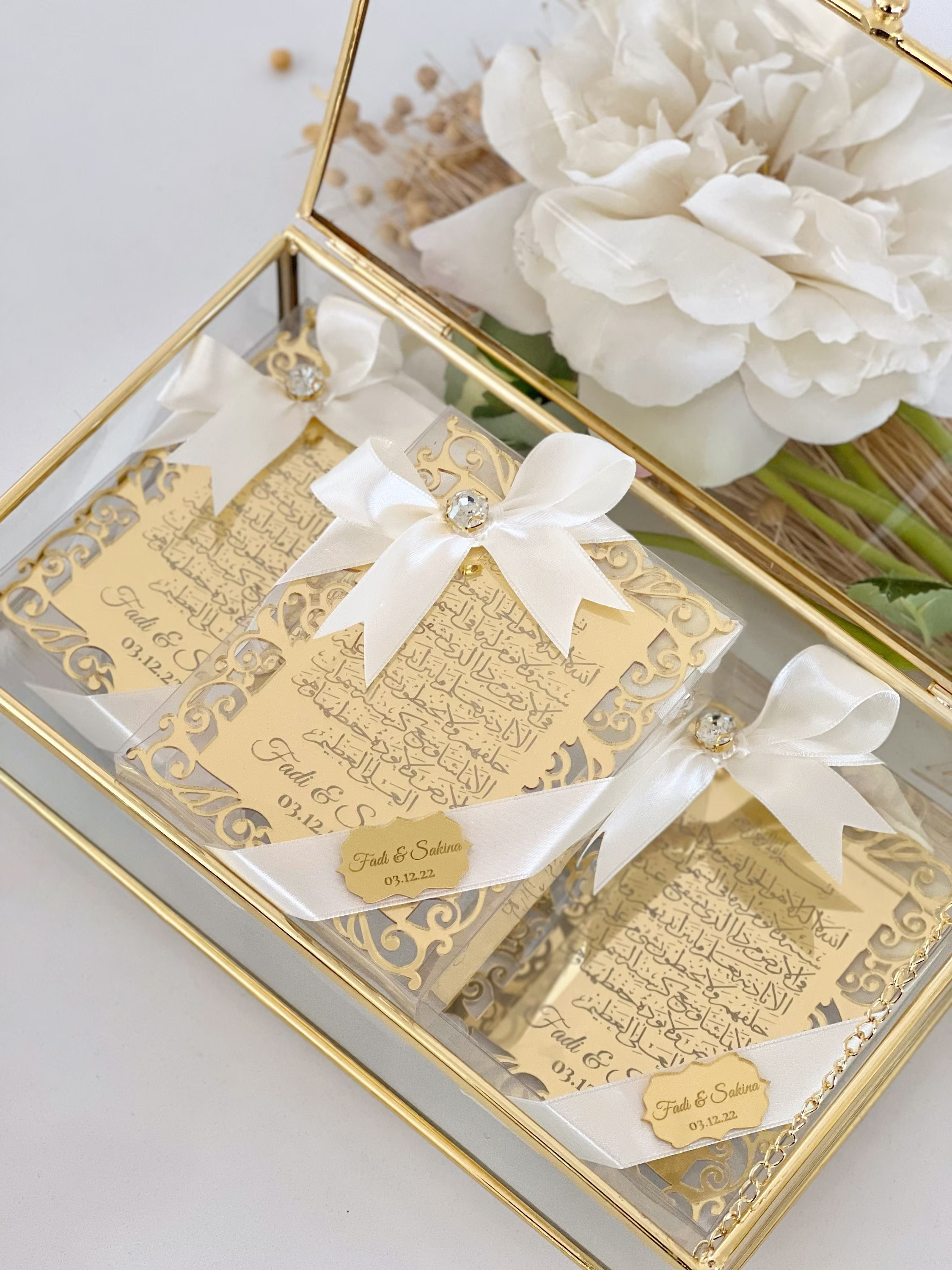 Islamic Ayatul Kursi Frame Favor, Personalised Wedding Gift, Muslim Welcome Baby, Eid Ameen Haji Gift