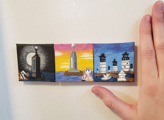 Bioshock Series Lighthouse Magnets