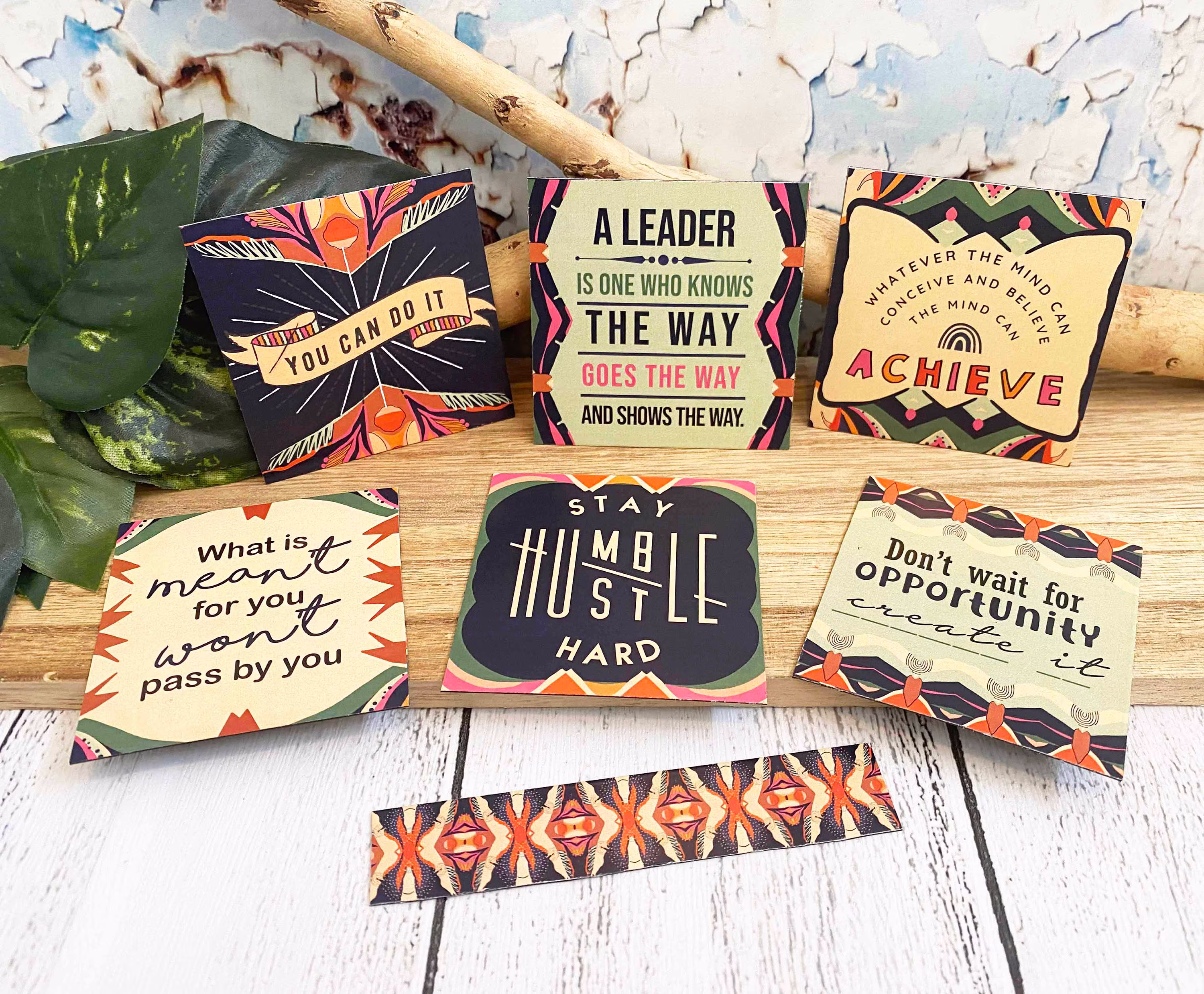 Set Of 6 Magnets, Inspirational Magnets, Square Gift For A Entrepreneur, Gift The Boss Lady, Bonus Shopping List, Doyenne