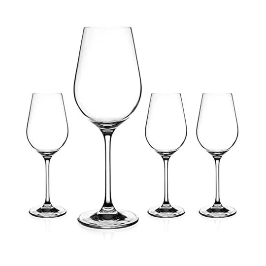 Undecorated 350 ml Lead Free Crystal White Wine Glass