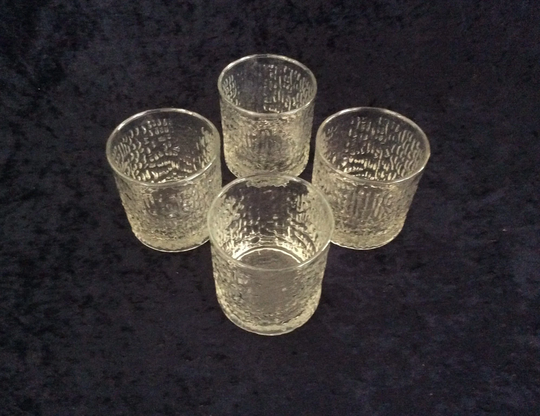 1970S Ravenhead Siesta Tumblers | Set Of 2 Or 4 200Ml Size, Textured Glass, Whisky Glasses, Glasses