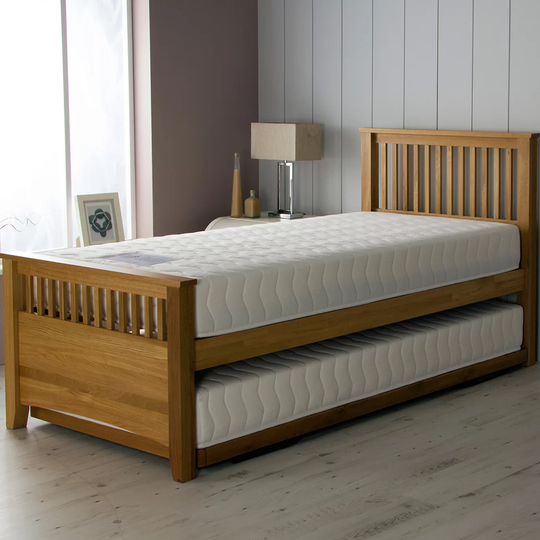 Amauri Single (3') Solid Wood Daybed with Trundle