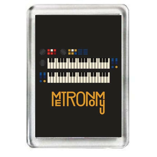 Metronomy. The Musical. Fridge Magnet
