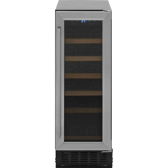 30cm Freestanding Wine Cooler : Stainless Steel